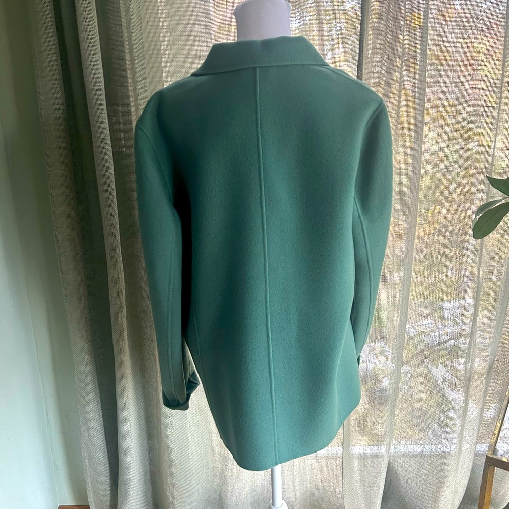 Talbot aqua button up light wool jacket - Picture 4 of 4
